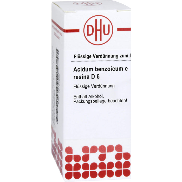 DHU Acidum benzoicum e resina D6 Dilution, 20 ml Solution