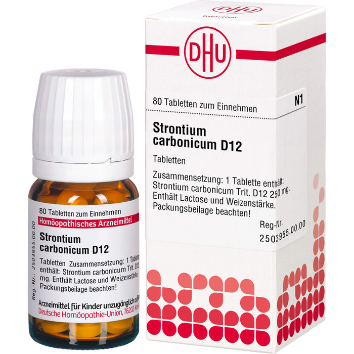 Strontium carbonicum D12 DHU Tabletten, 80 pcs. Tablets