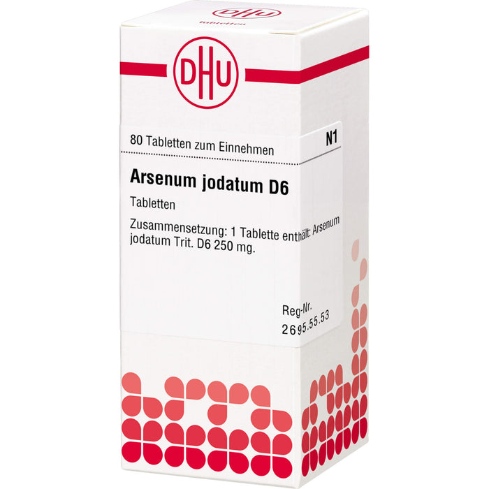Arsenum jodatum D6 DHU Tabletten, 80 pcs. Tablets