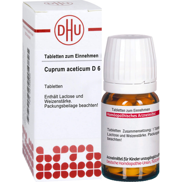 Cuprum aceticum D6 DHU Tabletten, 80 pc Tablettes