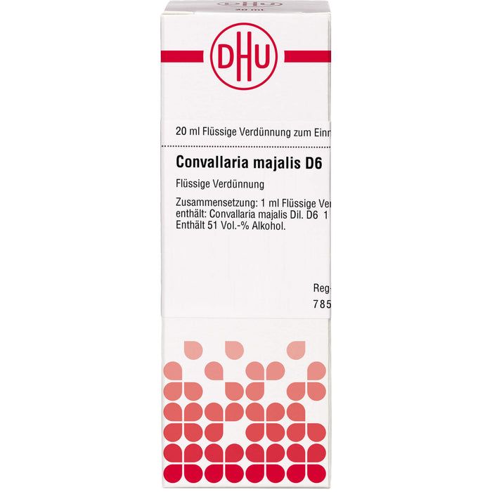Convallaria majalis D6 DHU Dilution, 20 ml Lösung