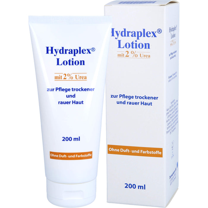 Hydraplex Lotion mit 2% Urea bei trockener und rauer Haut, 200 ml Lotion