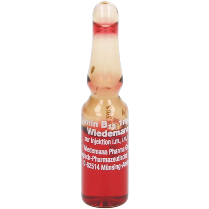 Vitamin B12 Wiedemann 1 mg/ml Injektionslösung, 10 St. Ampullen