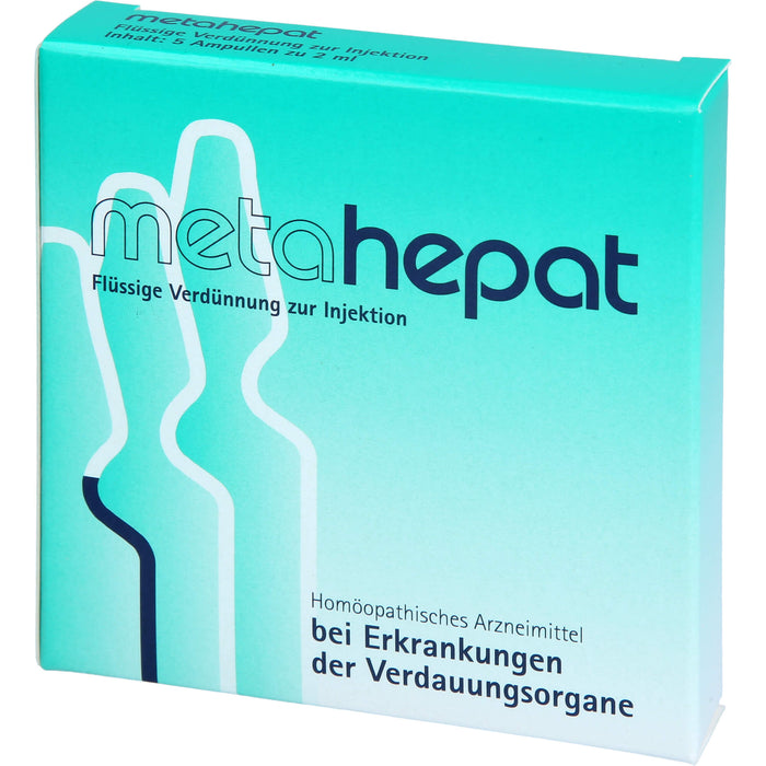 Metahepat flüssige Verdünnung bei Erkrankungen der Verdauungsorgane, 5 pc Ampoules