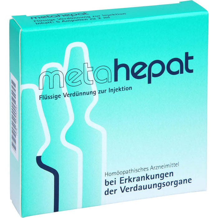 Metahepat flüssige Verdünnung bei Erkrankungen der Verdauungsorgane, 5 pc Ampoules
