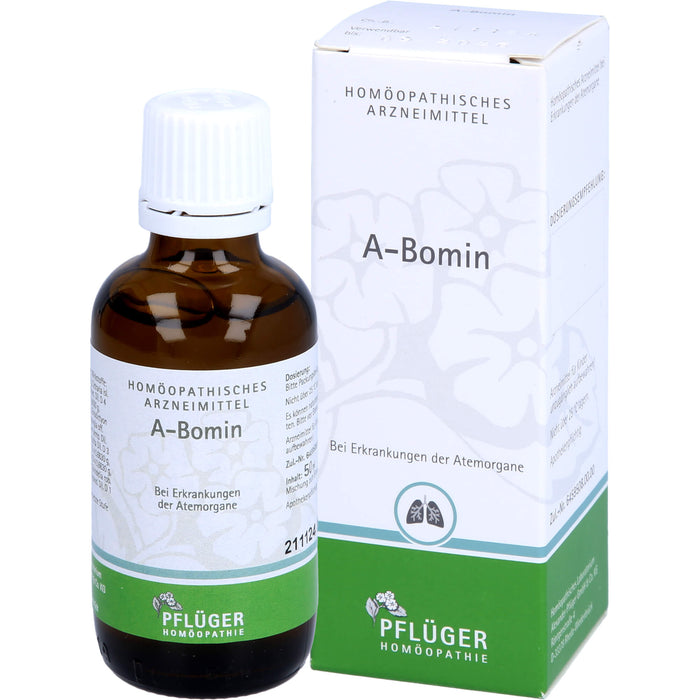 Pflüger A-Bomin Lösung bei Erkrankungen der Atemorgane, 50 ml Solution