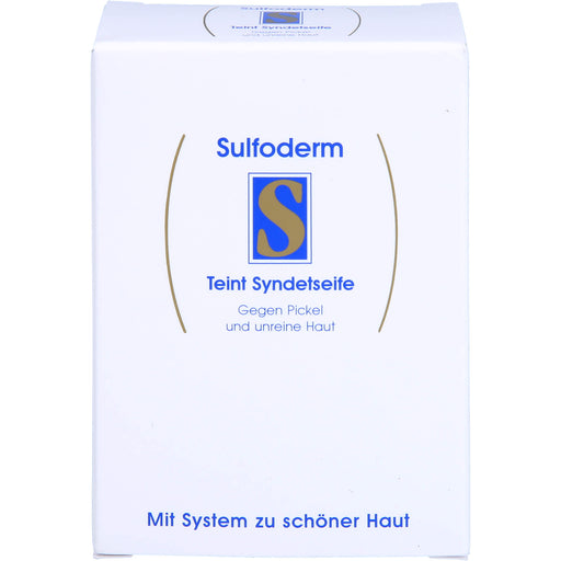 Sulfoderm S Teint Syndetseife gegen fettige und unreine Haut, 1 St. Seifenstück