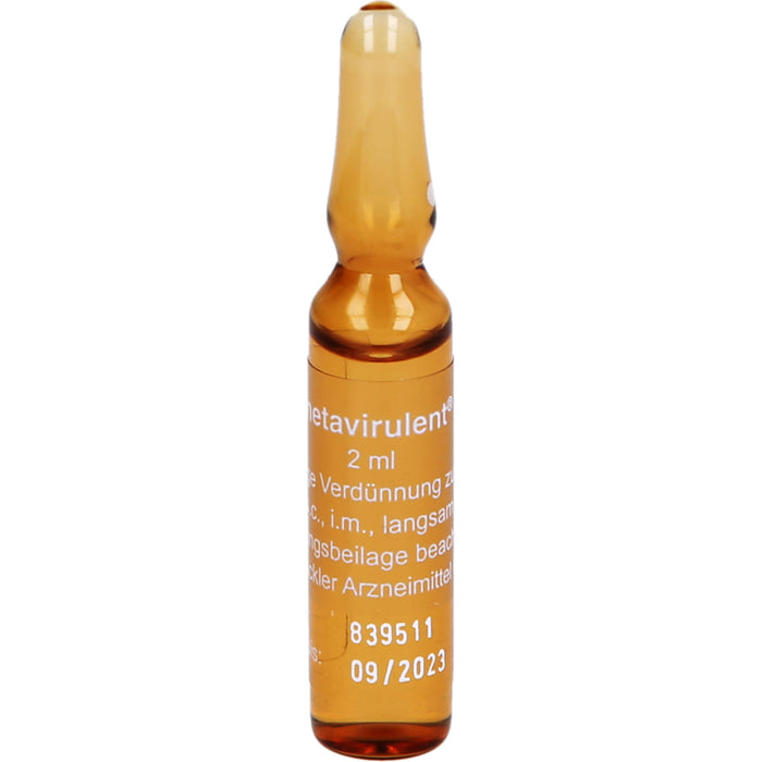 Metavirulent flüssige Verdünnung bei Erkältungskrankheiten, 50 pcs. Ampoules