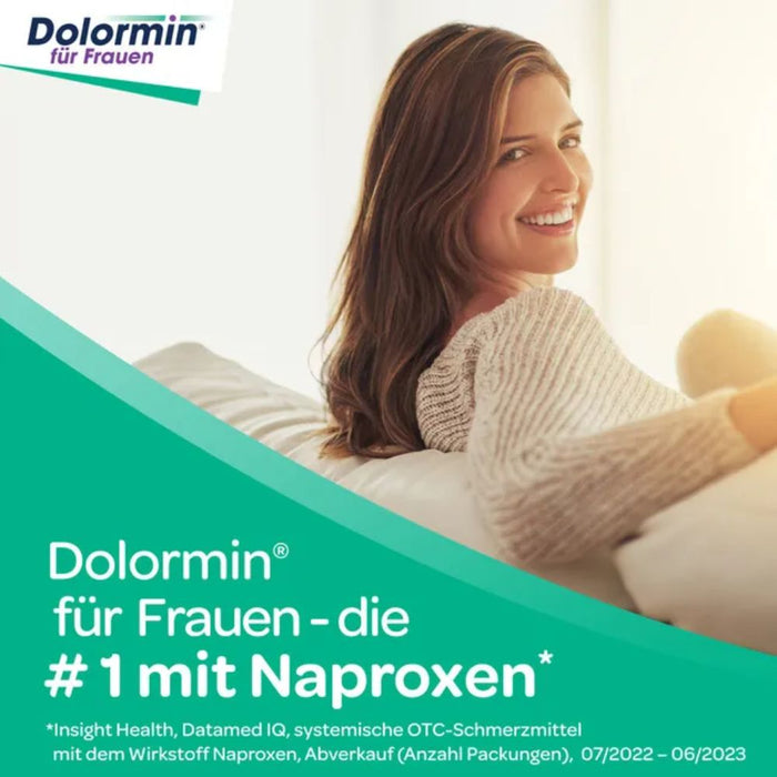 Dolormin für Frauen Tabletten bei Menstruationsbeschwerden, 20 pc Tablettes
