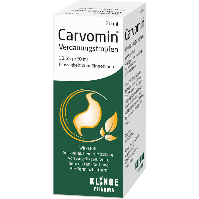 Carvomin Verdauungstropfen, 20 ml Solution