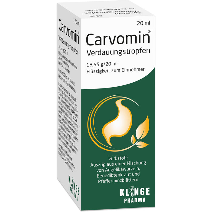 Carvomin Verdauungstropfen, 20 ml Solution