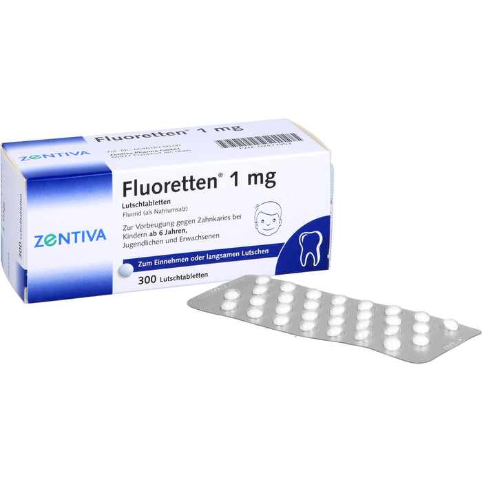 Fluoretten  1 mg, 300 pcs. Tablets