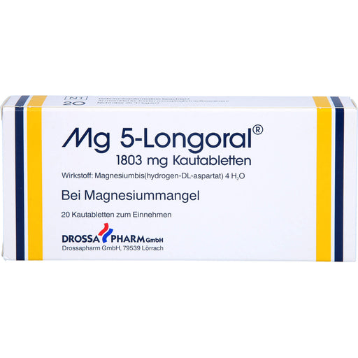 Drossapharm Mg 5-Longoral 1803 mg Kautabletten, 20 St. Tabletten