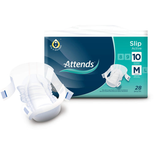 Attends Slip Active 10 Medium, 28 St 