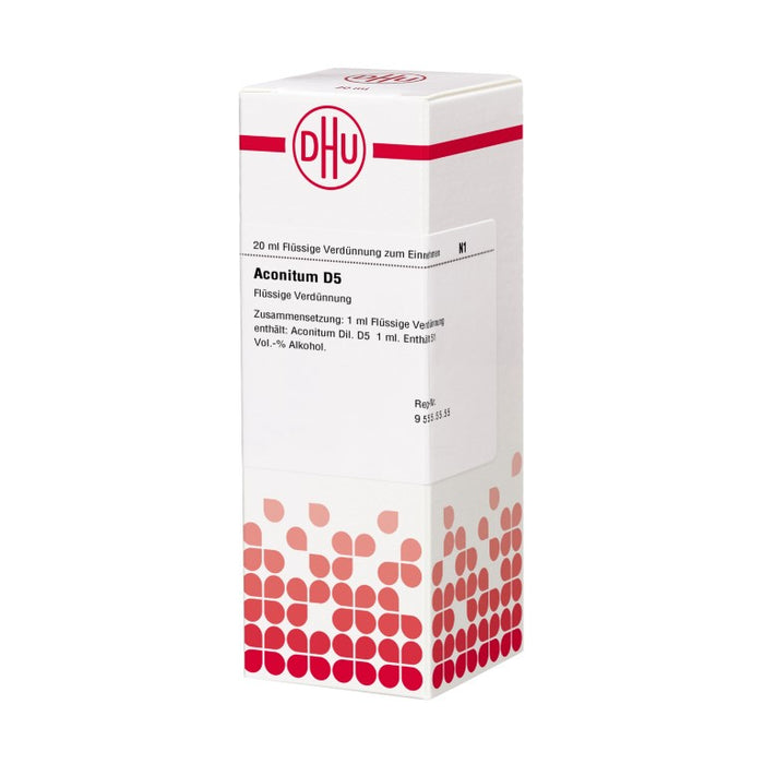 Aconitum D5 DHU Dilution, 20 ml Solution