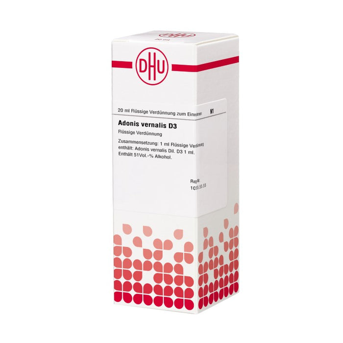 Adonis vernalis D3 DHU Dilution, 20 ml Lösung