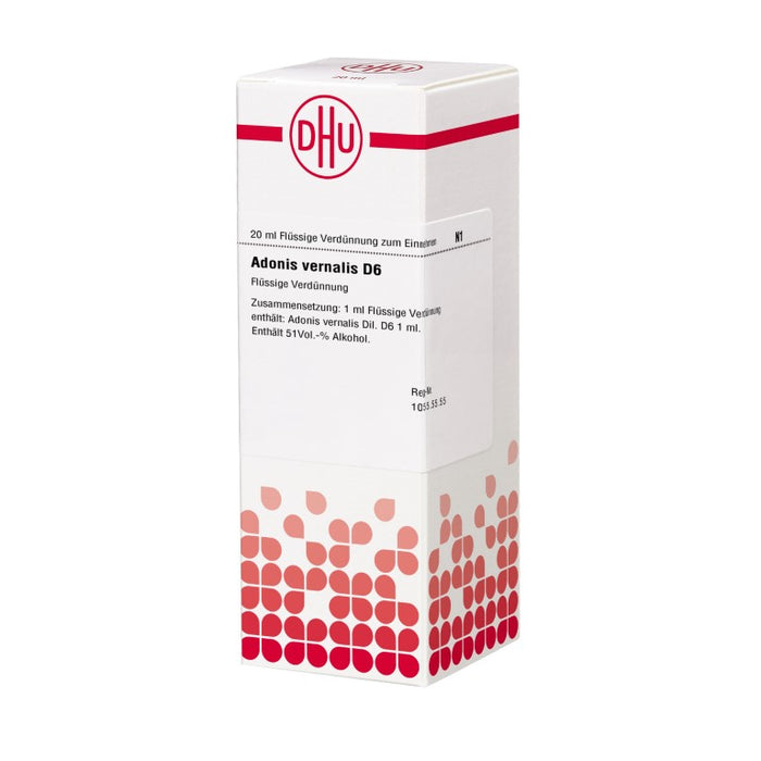 Adonis vernalis D6 DHU Dilution, 20 ml Solution