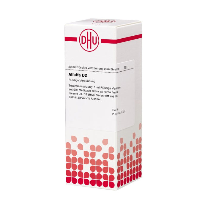 Alfalfa D2 DHU Dilution, 20 ml Solution