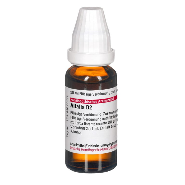Alfalfa D2 DHU Dilution, 20 ml Solution