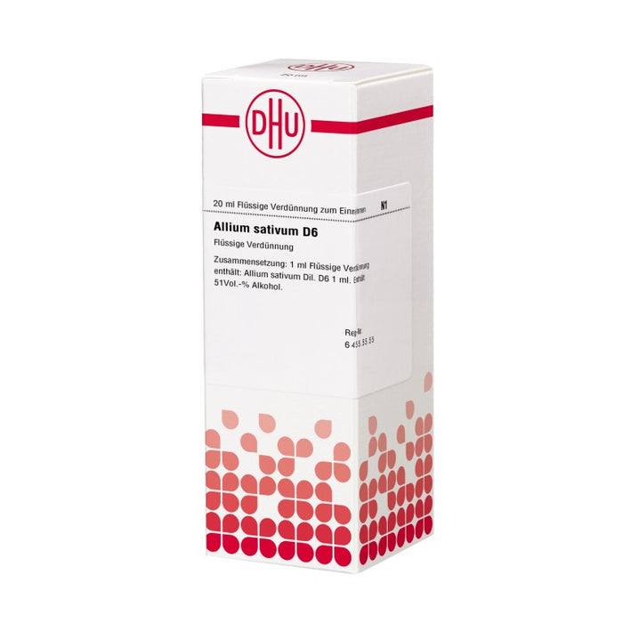 DHU Allium sativum D6 Dilution, 20 ml Solution