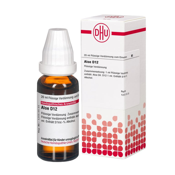 DHU Aloe D12 Dilution, 20 ml Solution
