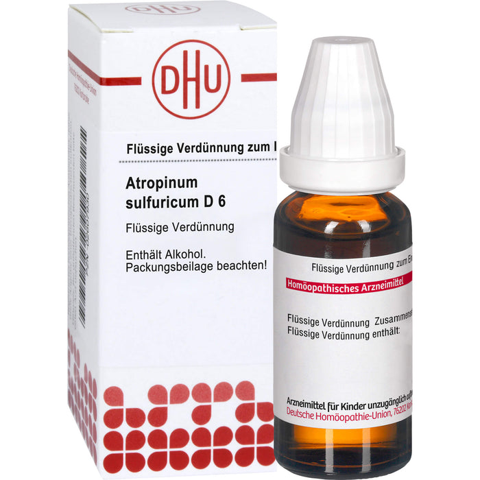 Atropinum sulfuricum D6 DHU Dilution, 20 ml Solution