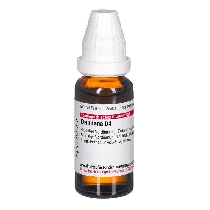 DHU Damiana D4 Dilution, 20 ml Solution