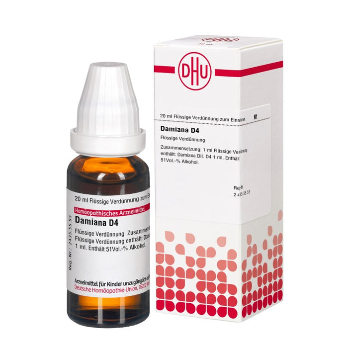 DHU Damiana D4 Dilution, 20 ml Solution