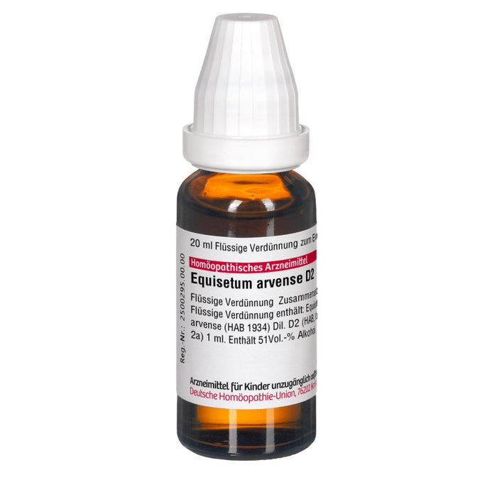 Equisetum arvense D2 DHU Dilution, 20 ml Lösung
