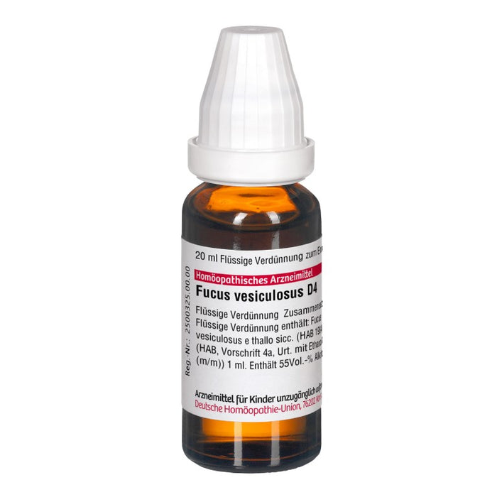 DHU Fucus vesiculosus D4 Dilution, 20 ml Solution