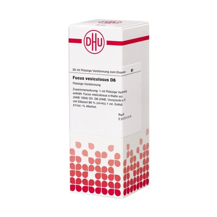 DHU Fucus vesiculosus D6 Dilution, 20 ml Solution