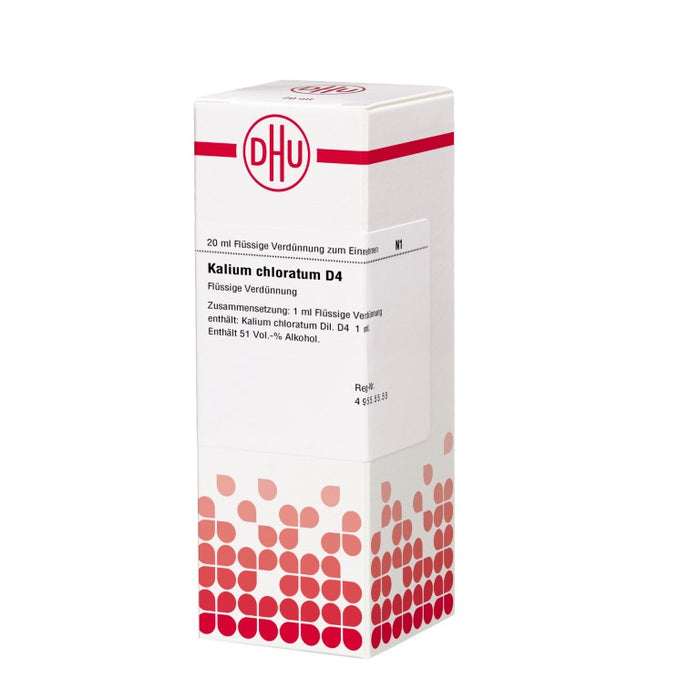 DHU Kalium chloratum D4 Dilution, 20 ml Solution