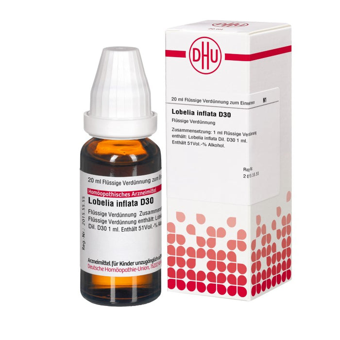 Lobelia inflata D30 DHU Dilution, 20 ml Solution
