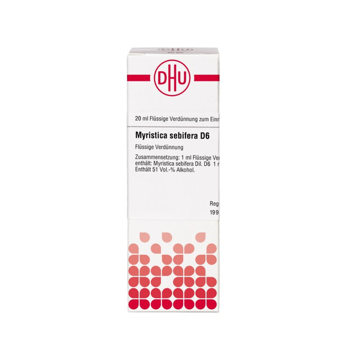 Myristica sebifera D6 DHU Dilution, 20 ml Lösung