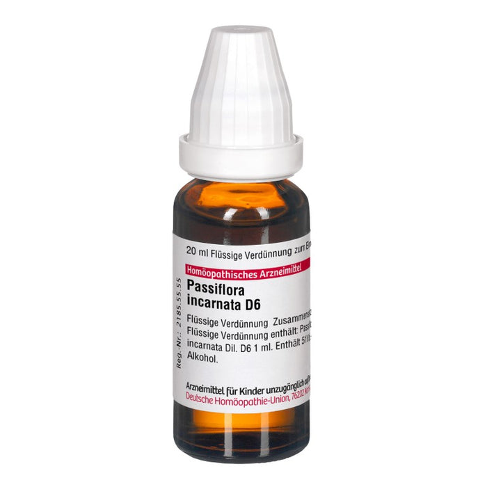 Passiflora incarnata D6 DHU Dilution, 20 ml Solution