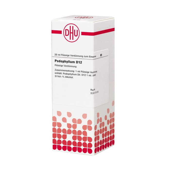 DHU Podophyllum D12 Dilution, 20 ml Solution