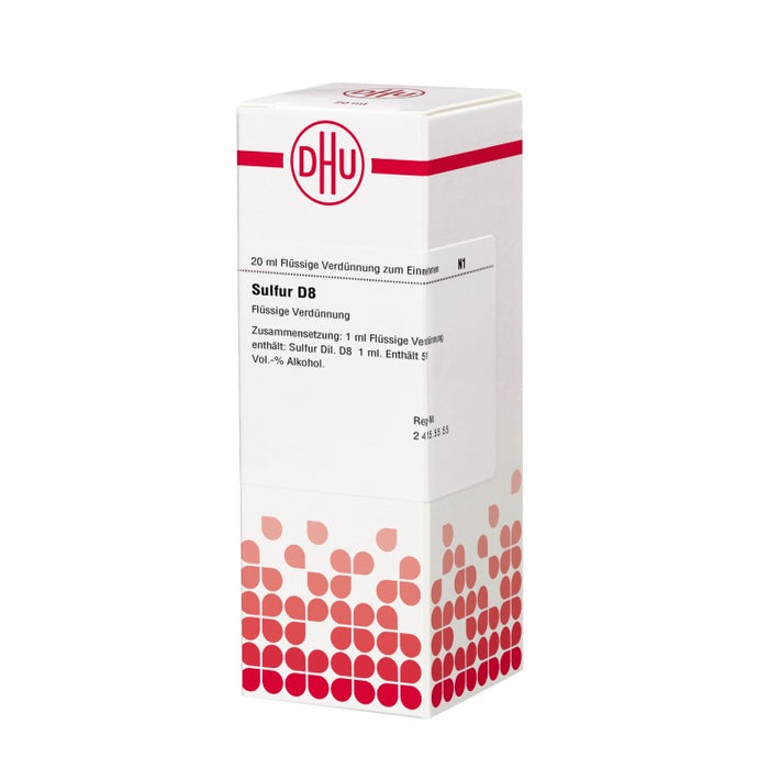 Sulfur D8 DHU Dilution, 20 ml Solution