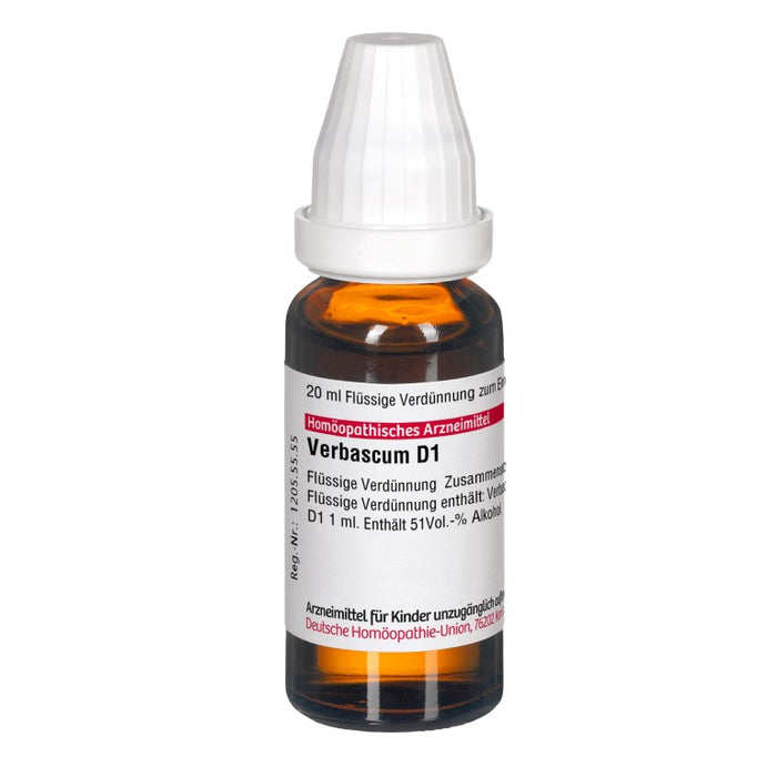 Verbascum D1 DHU Dilution, 20 ml Solution