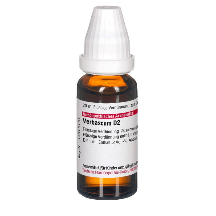 Verbascum D2 DHU Dilution, 20 ml Solution