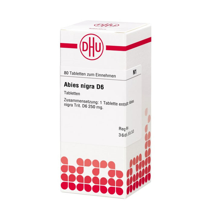 Abies nigra D6 DHU Tabletten, 80 pcs. Tablets