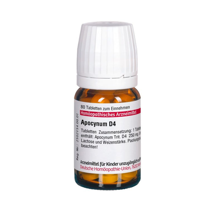 Apocynum D4 DHU Tabletten, 80 pc Tablettes