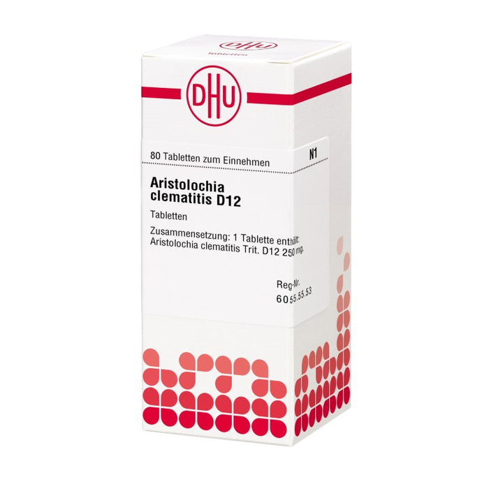 Aristolochia clematitis D12 DHU Tabletten, 80 pcs. Tablets