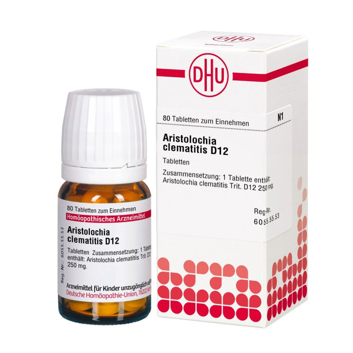 Aristolochia clematitis D12 DHU Tabletten, 80 pcs. Tablets