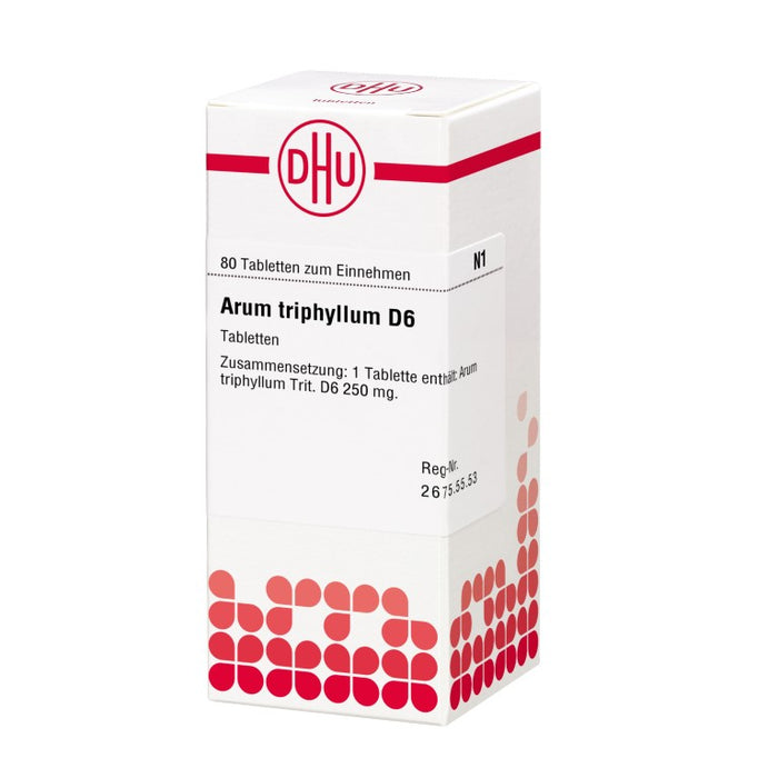 Arum triphyllum D6 DHU Tabletten, 80 pc Tablettes