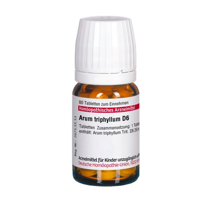 Arum triphyllum D6 DHU Tabletten, 80 pcs. Tablets
