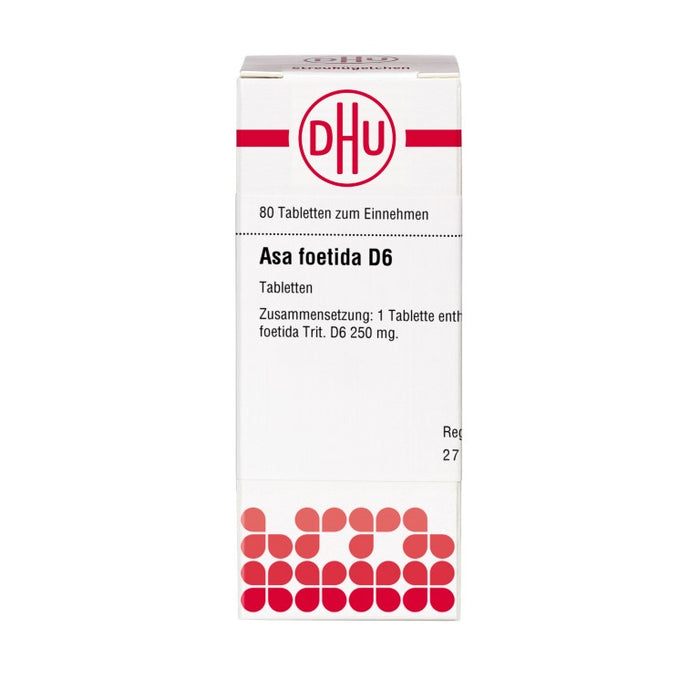 Asa foetida D6 DHU Tabletten, 80 St. Tabletten