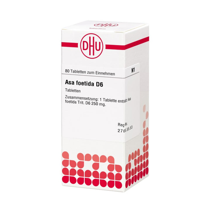 Asa foetida D6 DHU Tabletten, 80 pcs. Tablets