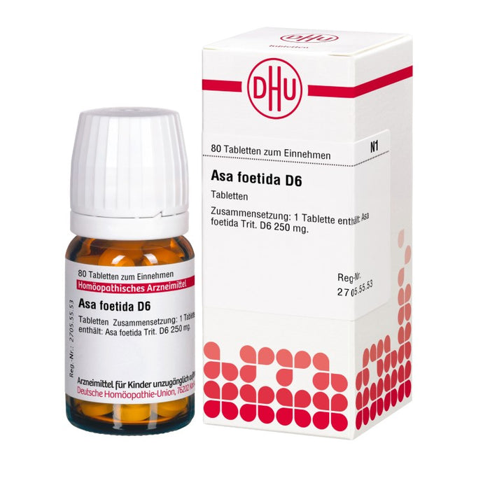 Asa foetida D6 DHU Tabletten, 80 pcs. Tablets