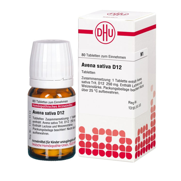 Avena sativa D12 DHU Tabletten, 80 pcs. Tablets