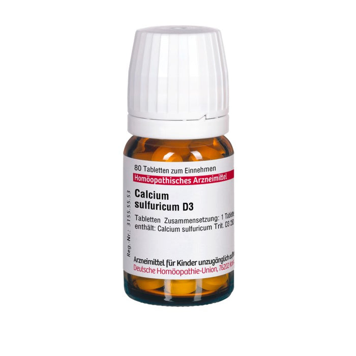 Calcium sulfuricum D3 DHU Tabletten, 80 pcs. Tablets